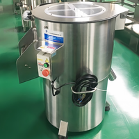 Automatische roestvrijstalen machine voor het schillen van groenten, fruit en aardappelen, aardappelverwerkingsmachine, machine voor het schillen van aardappelhuiden