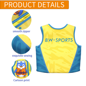 Prix usine enfants néoprène gilet de sauvetage sûr EPE mousse flottabilité veste pour enfant pour sports nautiques natation leçons dérive à l'extérieur - Product Image 4