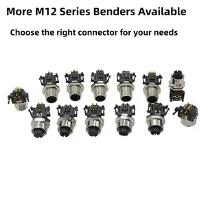 ขั้วต่อ M12 X Code แบบ 8 ขา IP67 สำหรับแผงวงจรพิมพ์ ตัวเมีย แบบมุมฉาก ติดต่อผู้จัดจำหน่าย - Product Image 5