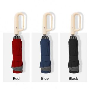 Wholesales Vintage Novelty <b>Folding</b> Umbrella Portable 3 <b>Folding</b> Hanging Uv Resistant Black Umbrella with Custom Logo - Product Image 1