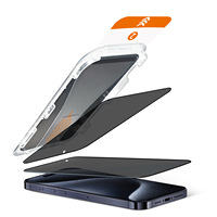 Protection d'écran en verre trempé anti-poussière et anti-empreintes digitales HD avec réparation automatique, antichoc, couverture intégrale pour iPhone 17 16 15 14 13