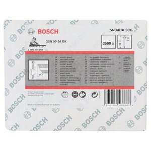 BOSCH - 2608200009 Clavo de tira de cabeza recortada SN34DK, galvanizado, liso-EAN 3165140563383 BRADS, PINS Y CLAVOS - Product Image 2