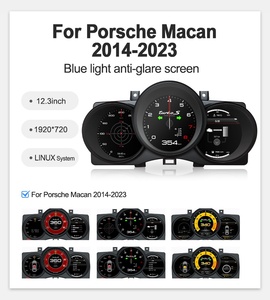 NaviHua <b>Car</b> <b>Digital</b> Cluster LCD Dashboard Auto <b>Speedometer</b> Linux System Instrument Upgrade Panel <b>for</b> Porsche Macan 2014-2024 - Product Image 2