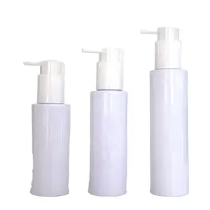 Flacone per pompa per lozione da 100ml 120ml 150ml PET White Foam Shampoo Dispenser di sapone flacone per pompa a pressione per detergente cosmetico per il viso da viaggio