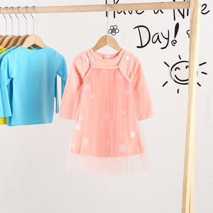 Nuevo Vestido de Fiesta Azul para Niñas, Ropa Infantil de Otoño, de la Boutique de Moda Infantil, Compra en Línea en India - Product Image 4