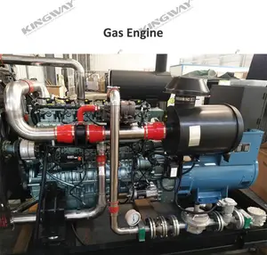 ATS Generator Gas Alami Sunyi, Pendingin Air 1300KW 600V Satu Fase Tiga Fase 60Hz 1800Rpm Oleh Kucing/Cummins untuk Mal Besar