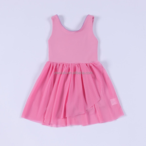 Vestito da yoga estivo per ragazze, con inserti in rete traspirante e pantaloncini integrati, ideale per il tennis, taglia personalizzabile - Product Image 2