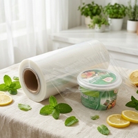 Film rétractable en polyoléfine POF souple de qualité alimentaire, résistant à l'humidité, transparent, thermorétractable pour l'emballage alimentaire