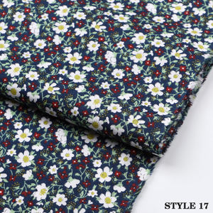 Vente chaude série florale été <span class=keywords><strong>coton</strong></span> 90/10 Polyester 133*72 <span class=keywords><strong>tissu</strong></span> de popeline imprimé personnalisé <span class=keywords><strong>au</strong></span> mètre pour robe <span class=keywords><strong>et</strong></span> pyjamas - Product Image 6