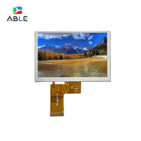 Pantalla HMI Industrial de 5 Pulgadas, 800x480 IPS, RGB, 40 Pines, 500cd/m2, Módulo de Pantalla LCD TFT de Alto Brillo con Amplio Rango de Temperatura