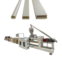 Ligne d'extrusion de machine de canal rectangulaire de valise de câble de conduit de fil électrique de profil de goulotte de PVC