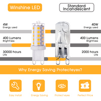 Dimmbar Kein Flimmern G9 LED-Mais birne 3W 2W Mini-LED-Lampe SMD Energie sparende Mais-LED-Salz lampe