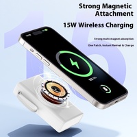 Câble de charge sans fil haute capacité 20000mAh avec affichage numérique, alimentation portable magnétique 22.5W, prise Type-C