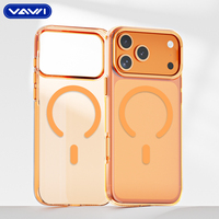 Étui antichoc de haute qualité VAWI B351 en gros pour iPhone 17 Pro Max, étui magnétique transparent pour Huawei P70 Ultra et Samsung