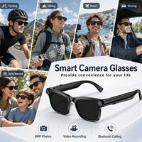 Lunettes Intelligentes IA Transfrontalières M08T1 avec Caméra 800W Pixels, Enregistrement Photo et Vidéo Haute Définition, Traduction IA en Temps Réel