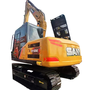 รถขุดมือสอง Sany SY135C ขนาด 13 ตัน 14 ตัน ยี่ห้อจีน เครื่องยนต์และปั๊มผ่านการทดสอบและตรวจสอบแล้ว พร้อมขาย ได้รับการรับรองมาตรฐาน CE - Product Image 2