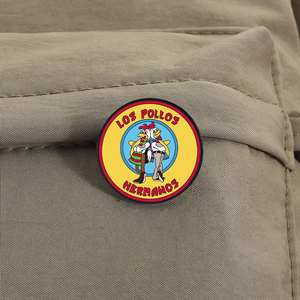 Los Pollos Hermanos Zachte Knop Pin Schattige Metalen Cartoon Minnaar Broche Revers Badge Grappige Mode Sieraden Cadeau Voor Vrienden Groothandel - Product Image 3
