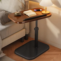 Erhöhter Mini-Couchtisch für Zuhause, Bewegliches Wohnzimmermöbel mit Sideboard für Esszimmer, Wohnzimmer, Sofa oder Balkon