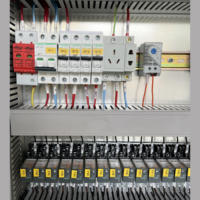 Armoire de commande électrique d'automatisation industrielle personnalisée 480V, boîte de distribution de pompe à eau, 2000x800x300mm, démarrage direct