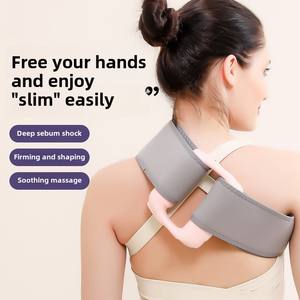 <span class=keywords><strong>2025</strong></span> masajeador Abdominal portátil vibrador quema de grasa relajación potencia Fascia anillo con cinturón manos libres eléctrico inalámbrico - Product Image 5