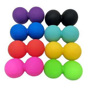 Pelota de Masaje de Silicona con Forma de Cacahuete, Doble Esfera, para Yoga, Fitness, Relajación Muscular, Disponible en Varios Colores - Product Image 6