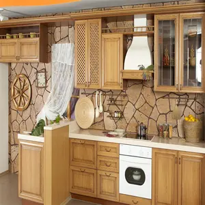 CBMmart 5000+ Overseas Customers Modular Kitchen Cabinet Luxury Kitchen Cabinet Solid Wood Kitchen Cabinets