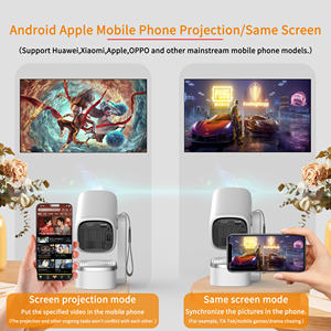 Nuevo Proyector de Cine en Casa Portátil Inteligente Android 13 LED 5000 Lúmenes 1080P con Enfoque Automático, Diseño con Correa de Transporte y BT5.0 - Product Image 5