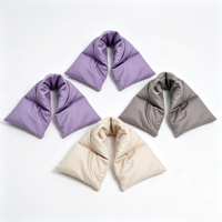 Coussin chauffant pour micro-ondes 100% coton épaissi, soulage les douleurs dorsales, apaise l'inconfort lié à l'humidité