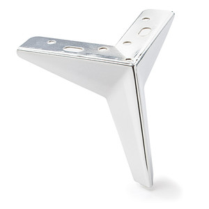 Gamba in metallo Togo, finitura cromata, altezza (h) 135 - Product Image 1