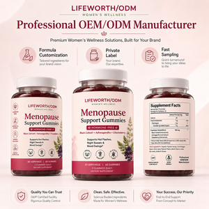 LIFEWORTH Fabricante de Gomitas para el Bienestar Femenino y la Menopausia de Marca Privada, Fórmula Personalizada con Suplemento de Cohosh Negro y Chasteberry a Granel - Product Image 5