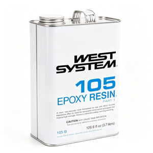 Résine époxy GL Premium West System 105, Partie 1, transparente, haute résistance, pour la réparation de bateaux composites, 3,7 L - Product Image 4