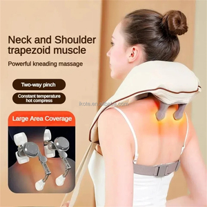 Massageador Inteligente Sem Fio Shiatsu para Costas com Calor, Tipo de Amassamento 5D, Carregamento Tipo-C, Xale Multifuncional para Cuidados com a Saúde - Product Image 2
