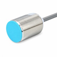 Capteur de proximité inductif M30, distance de détection de 15 mm, tête ronde encastrée, interrupteur de proximité inductif, capteur circulaire
