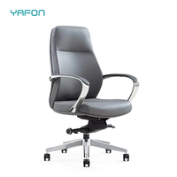 Fabricant de mobilier commercial Chaise d'attente ergonomique en cuir pour personnel patient Chaise de bureau exécutif