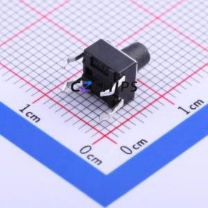 K2-6639DP-H4SW-04 Tactile Switch Through hole-4P,6x6mm Switch Single Pole Single Throw Round Button 2.5N Through Hole - Product Image 2