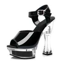 14cm exotique mariage Mary Jane chaussures impertinent exotique pôle danse décapant chaussures fétichiste Crossdresser fête discothèque reine
