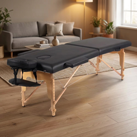 Table de massage facial portable moderne avec pieds en bois, appui-tête, pliable, pour salon de beauté, spa, avec étui de transport, camillas de masajes