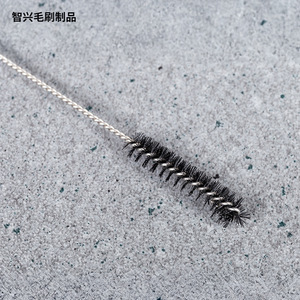 Stainless Steel Cleaning Brush Nylon Bristle With Hanging Loop <b>For</b> Pipe Test <b>Tube</b> <b>Cigarette</b> Mouthpiece Atomizer Cleaning - Product Image 2