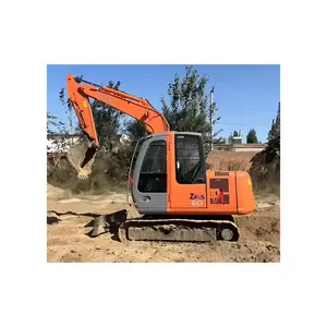 حفار صغير ماركة يابانية شهيرة، حفار Hitachi ZX60 ZX70 zx120 مستعمل للبيع، حفار صغير 6 طن، ماكينة حفر مصغرة