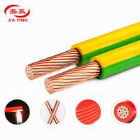 Kabel Bangunan Inti Tunggal Berisolasi PVC Tembaga Terlilit Fleksibel BVR 1.5mm untuk Penerangan Rumah