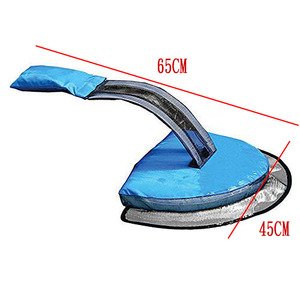 Rampe de sauvetage pour petits animaux, filet de fuite pour grenouilles et oiseaux, bouée réutilisable avec pont en maille, couleur bleue - Product Image 5
