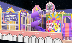 Mini Parque Infantil Interior con Piscina de Pelotas para Niños, Ideal para el Hogar o Espacios Pequeños - Product Image 2