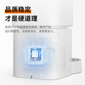 Dudu Distributeur automatique intelligent de nourriture pour animaux de compagnie, grande capacité 6L, avec contrôle par application, pour chiens et chats, conception détachable, blanc - Product Image 3