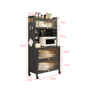 ชั้นวางของโลหะในครัว ชั้นวางของ ชั้นเก็บของ - Product Image 2