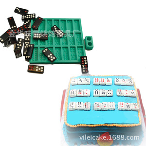 Domino Chocolate <b>Mold</b> 20 Pieces Rectangle Cake <b>Mold</b> For Fondant Cake Decorating Handmade Soap <b>Molds</b> - Product Image 4