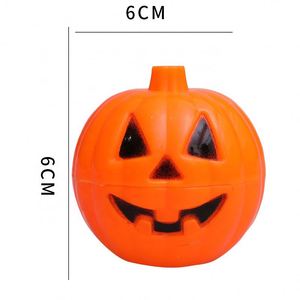 Boîte en plastique amusante et adorable en forme de citrouille pour Halloween, mini porte-cadeaux, accessoires - Product Image 2
