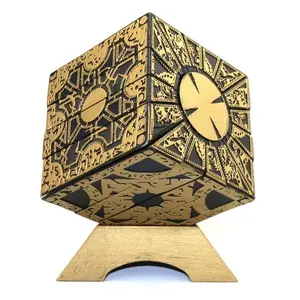 Magnetic Hellraiser puzzle box solid lament cube 7*7*7cm cryptex puzzles 3d Keepsake box with lock education toys for Kids