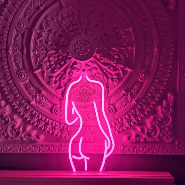 Sexy Woman Body Neon Sign Lights Room Wall Decoration Hanging Art Naked Girls LED Neon Lights Atmosphere LED Neon Electronic