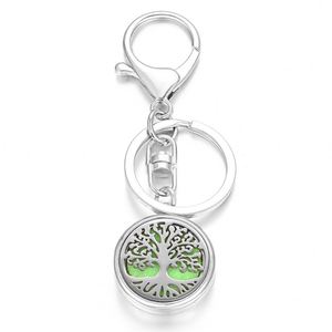 Factory Custom Round 28mm Perfume <b>Key</b> <b>Chain</b> Stainless Steel Fragrance Diffuser Perfume Aromatreatment <b>Key</b> <b>Chain</b> - Product Image 6