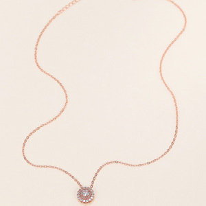 Collana Semplice Tonalità Rosa da Donna per Uso Quotidiano, Accessorio a Catena per Clavicola - Product Image 4